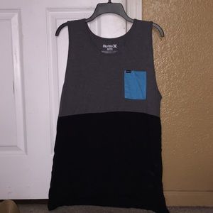 Hurley Men’s Color Black Muscle Tee